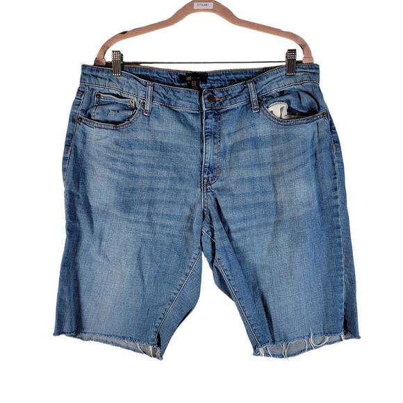 Frye Pants - Frye Blue Denim Cut Off Jean Shorts Women Size 14